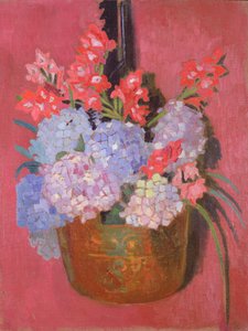 铜坩埚与绣球花，1916年